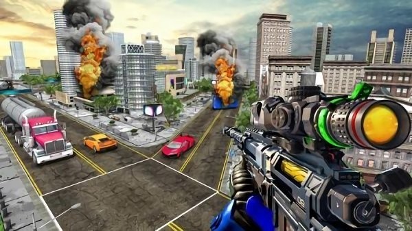 狙击手交通射手最新版(Sniper Traffic Shooter) V1.13 安卓版