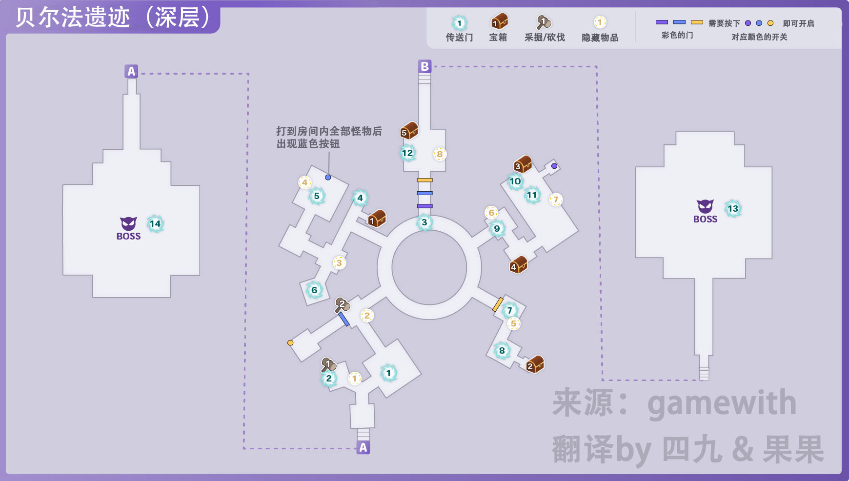 符文工厂5贝尔法遗迹深层区域的道具在哪里