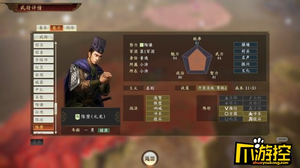 三国志14群雄强力武将有哪些图1