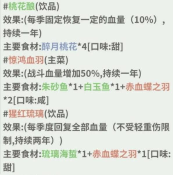 伏魔人偶转生模拟器猩红琉璃怎么做 猩红琉璃食谱配方及效果一览图1