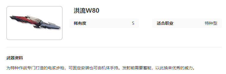 艾塔纪元洪流W80强度怎么样 洪流W80强度介绍图1