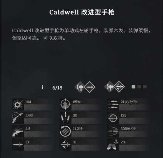 猎杀对决caldwell改进型手枪怎么用 猎杀：对决caldwell改进型手枪效果分享图2