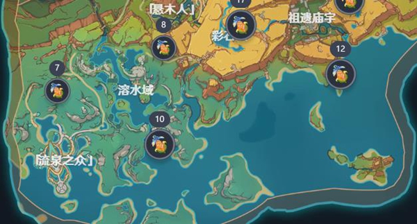 原神颗粒果在哪 原神颗粒果全收集路线图图2