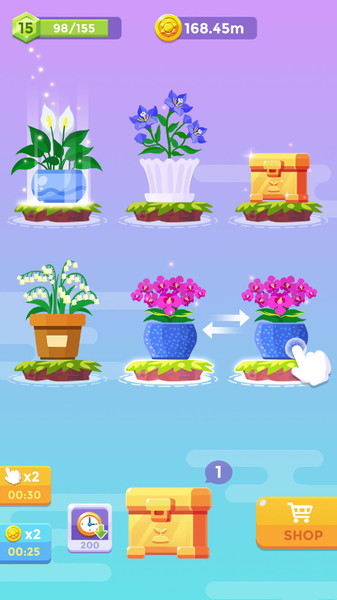 闲置花园合并植物手游 V1.0.0 安卓版