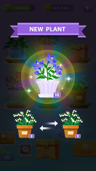 闲置花园合并植物手游 V1.0.0 安卓版