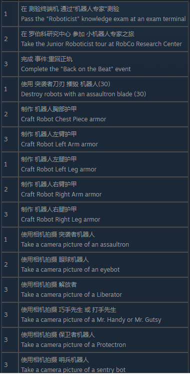 辐射76机器人专家测试怎么通过 辐射76机器人专家测试通过方法分享图1