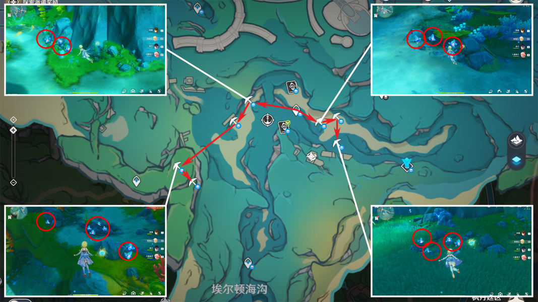 原神4.1枫萃凝晶收集路线一览图8