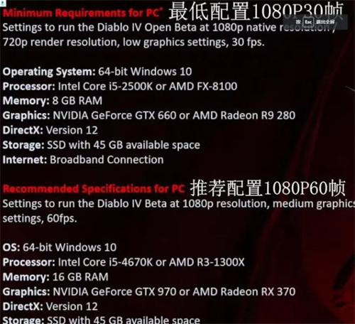 暗黑破坏神4配置要求高吗图2