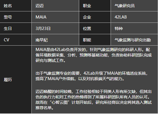 少前云图计划迈迈角色强度介绍图2