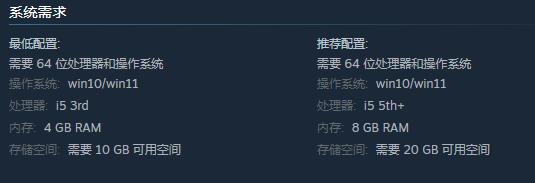 所谓侠客steam版配置要求一览图1