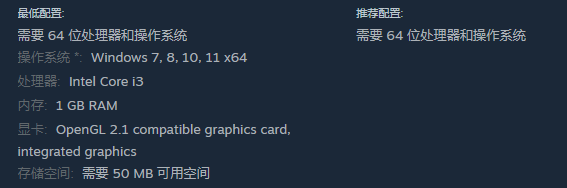 Balatro游戏配置要求介绍图1