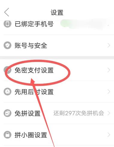 拼多多免密支付怎么关闭 拼多多免密支付关闭方法图1
