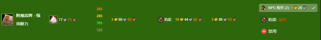 魔兽世界wlk附魔265副本刷取位置图1